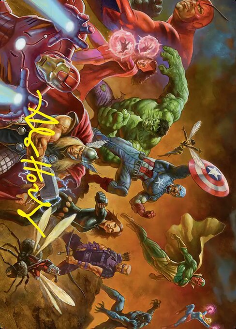 Avengers Assemble! Art Card [Marvel Super Heroes Art Series]