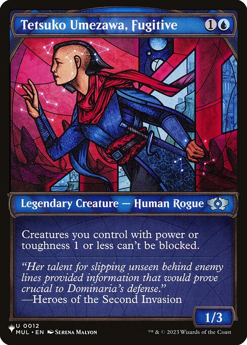 Tetsuko Umezawa, Fugitive [The List]