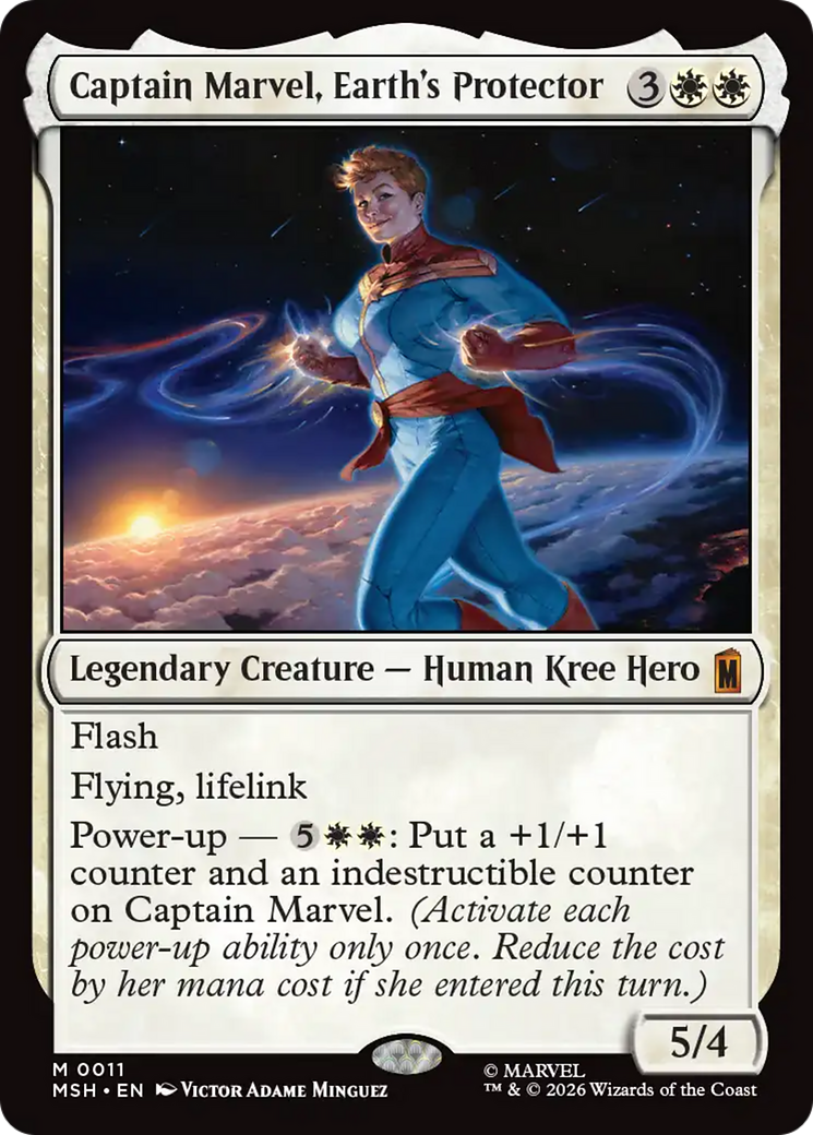 Captain Marvel, Earth's Protector [Marvel Super Heroes]