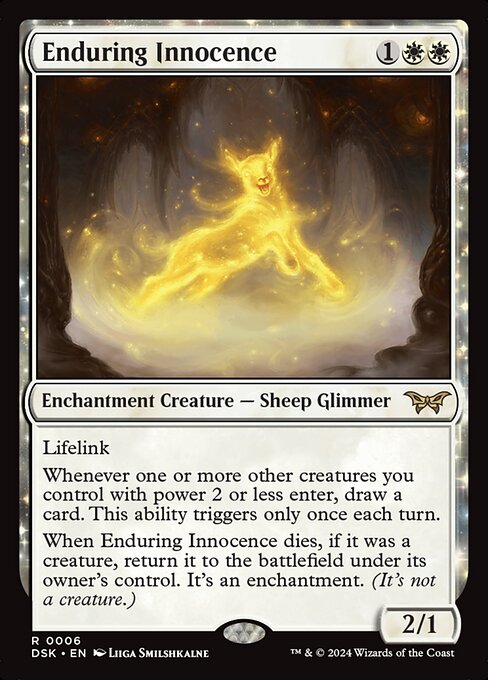 Enduring Innocence (Promo Pack) [Duskmourn: House of Horror Promos]