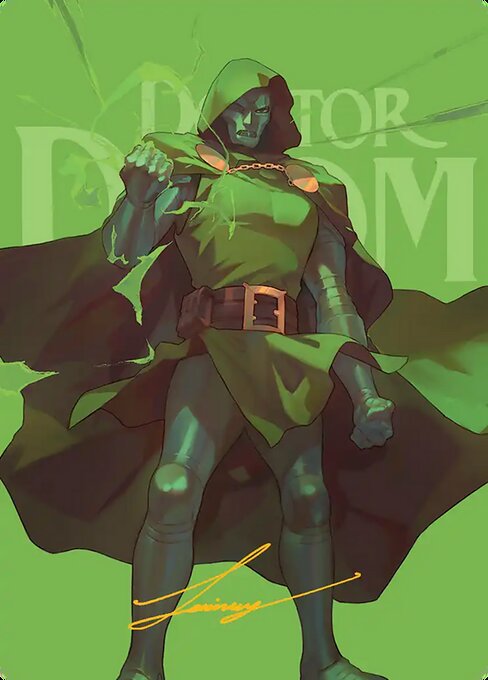 Doctor Doom Art Card [Marvel Super Heroes Art Series]