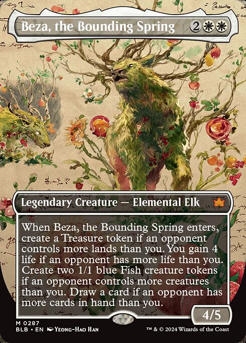 Beza, the Bounding Spring (Borderless) [Bloomburrow]