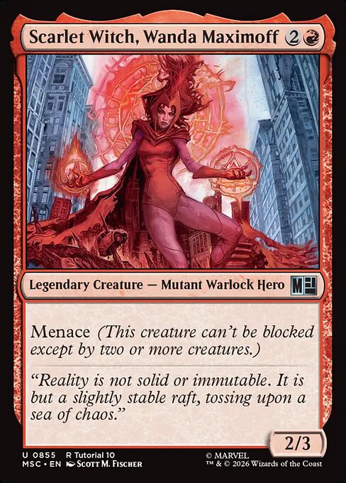 Scarlet Witch, Wanda Maximoff (0553) [Marvel Super Heroes Commander]
