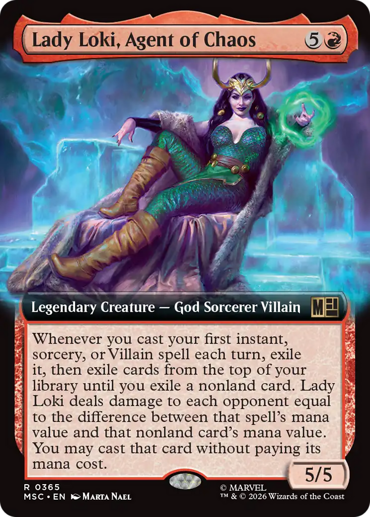 Lady Loki's Manifestation - Titan of Littjara (Extended Art) [Marvel Super Heroes Commander]