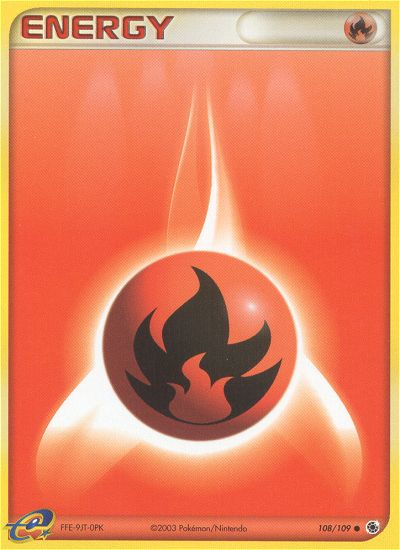 Fire Energy (108/109) (2005) (Deck Exclusives) [EX: Ruby & Sapphire]