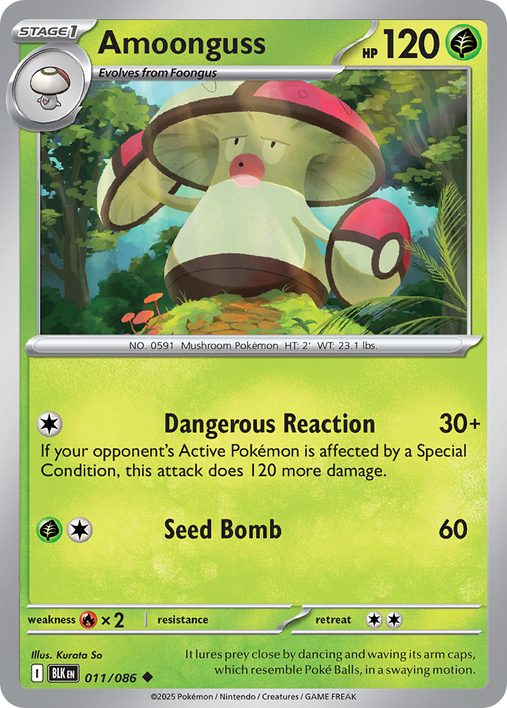 Amoonguss (011/086) (Poke Ball Pattern) [Scarlet & Violet: Black Bolt]