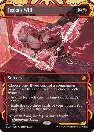 Jeska's Will (Japanese) [Secrets of Strixhaven: Mystical Archive]