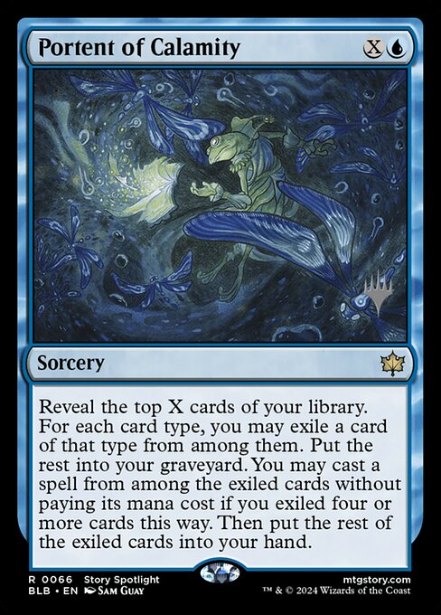 Portent of Calamity [Bloomburrow Prerelease Promos]