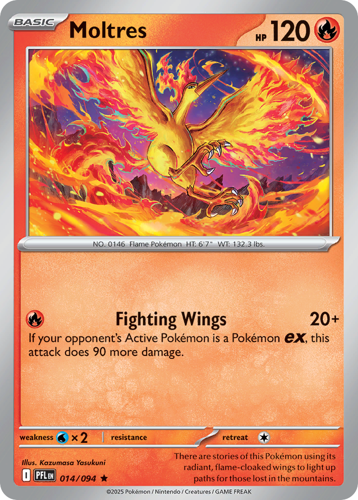 Moltres (014/094) (Theme Deck Exclusive) [Mega Evolution: Phantasmal Flames]