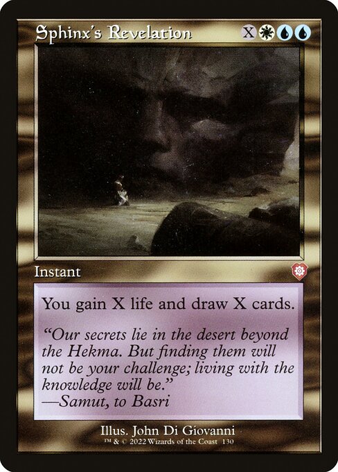 Sphinx's Revelation (Retro) [The Brothers' War Commander]