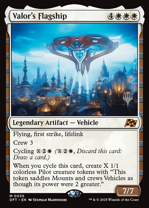 Valor's Flagship [Aetherdrift Prerelease Promos]