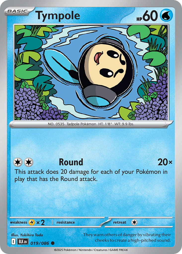Tympole (019/086) (Master Ball Pattern) [Scarlet & Violet: Black Bolt]