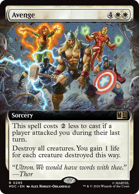 Avenge (Extended Art) [Marvel Super Heroes Commander]