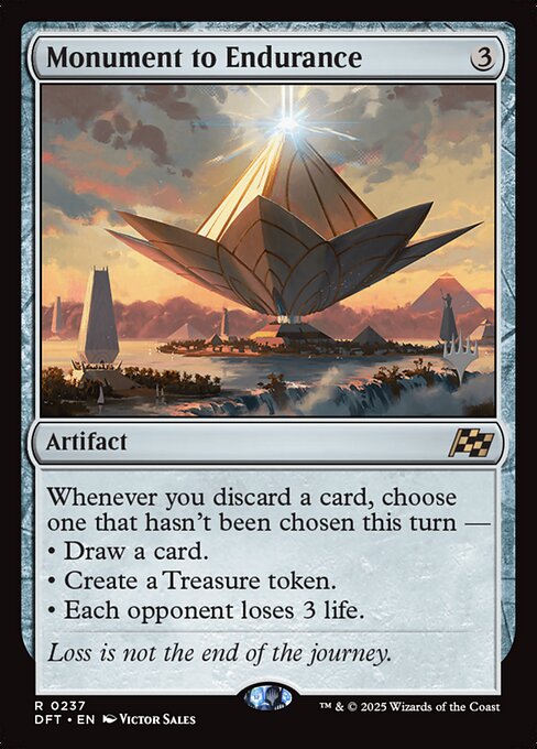 Monument to Endurance [Aetherdrift Prerelease Promos]