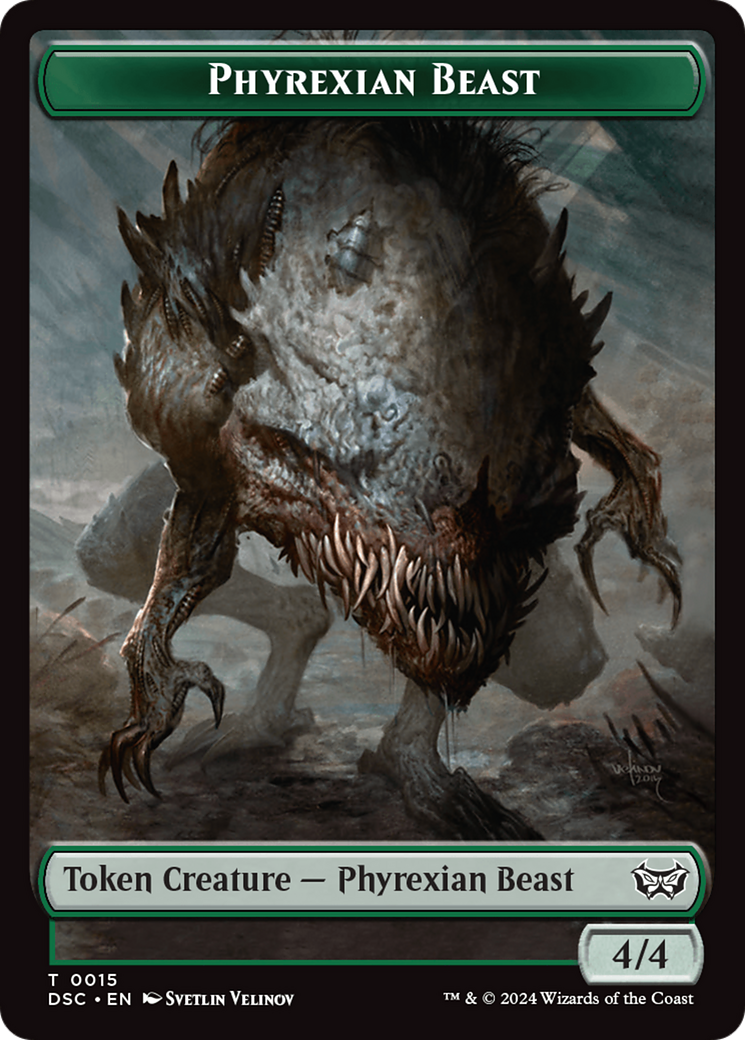 Incubator // Phyrexian Double-Sided Token [Edge of Eternities Commander Tokens]