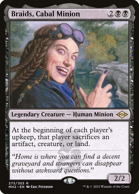 Braids, Cabal Minion (Foil Etched) [Modern Horizons 2]