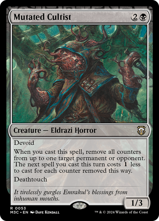 Mutated Cultist [Modern Horizons 3 Commander]