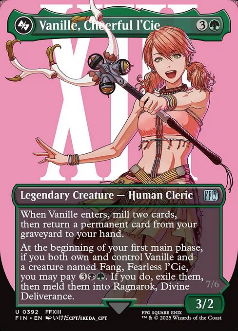 Vanille, Cheerful l'Cie // Ragnarok, Divine Deliverance (Borderless) [FINAL FANTASY]