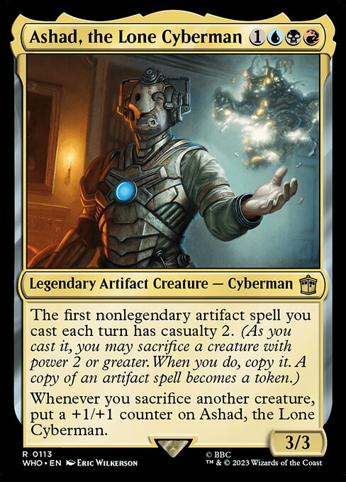 Ashad, the Lone Cyberman [Doctor Who]