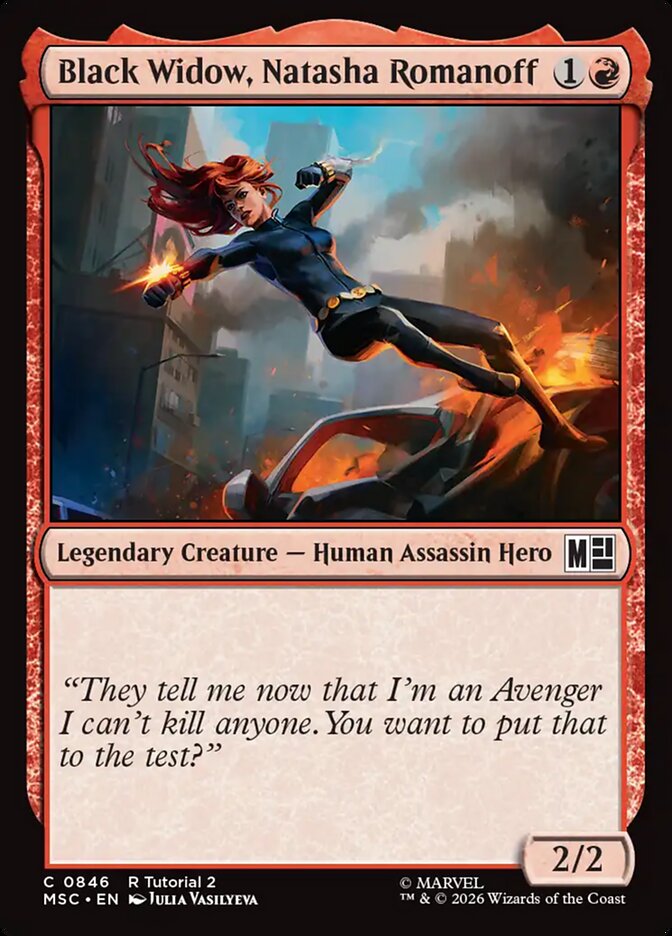 Black Widow, Natasha Romanoff (0541) [Marvel Super Heroes Commander]