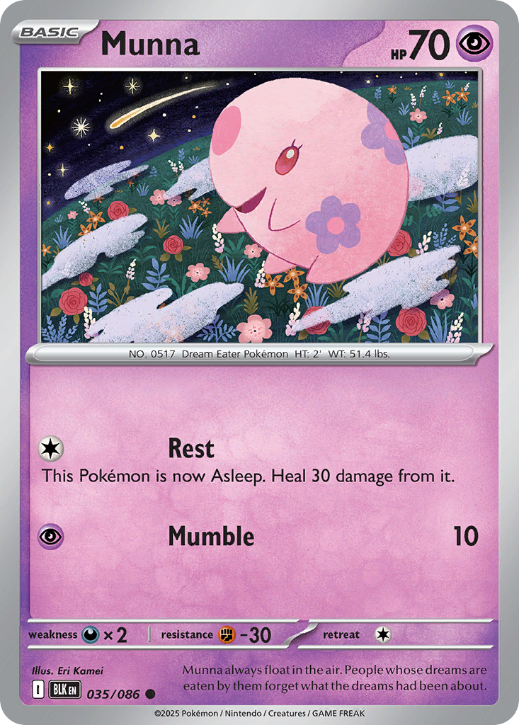 Munna (035/086) (Poke Ball Pattern) [Scarlet & Violet: Black Bolt]