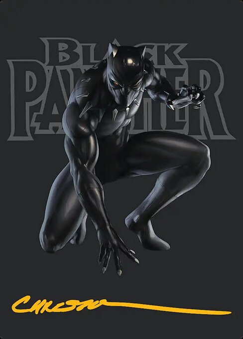 Black Panther, Hope Enduring Art Card [Marvel Super Heroes Art Series]