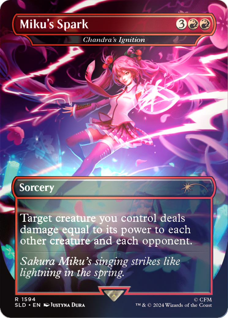 Miku's Spark - Chandra's Ignition (Rainbow Foil) [Secret Lair Drop Series]