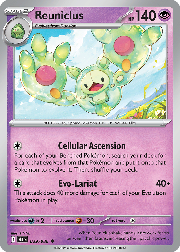 Reuniclus (039/086) (Poke Ball Pattern) [Scarlet & Violet: Black Bolt]
