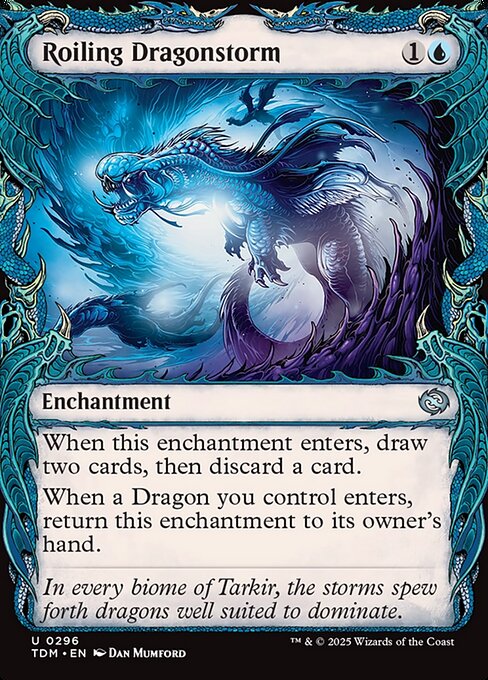 Roiling Dragonstorm (Showcase) [Tarkir: Dragonstorm]