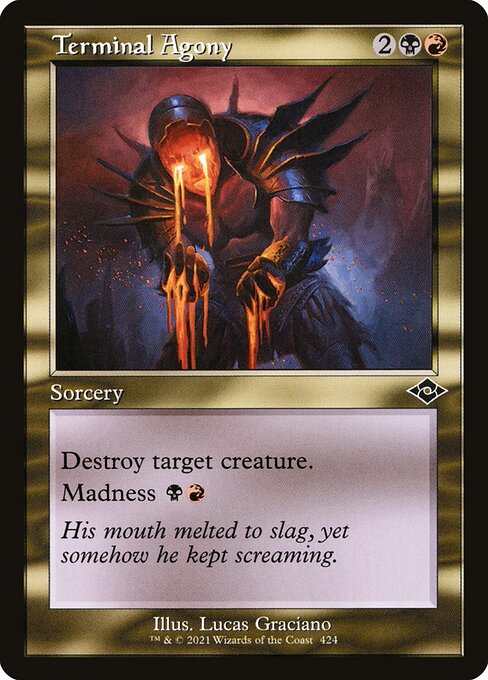Terminal Agony (Retro Foil Etched) [Modern Horizons 2]