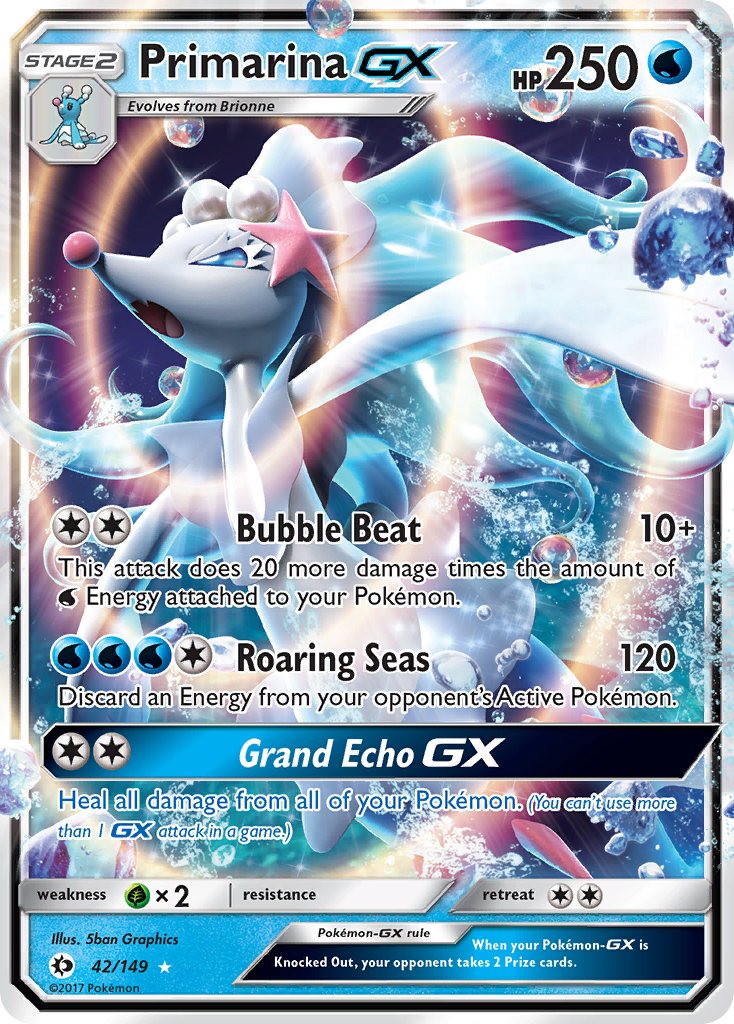 Primarina GX (42/149) (Jumbo Card) [Sun & Moon: Base Set]