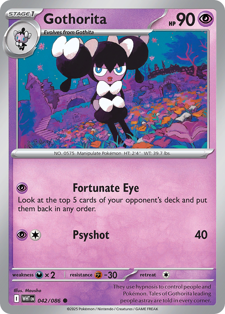 Gothorita (042/086) (Master Ball Pattern) [Scarlet & Violet: White Flare]