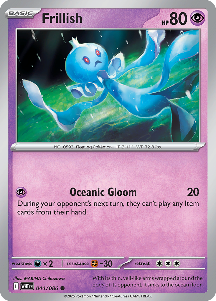 Frillish (044/086) (Poke Ball Pattern) [Scarlet & Violet: White Flare]