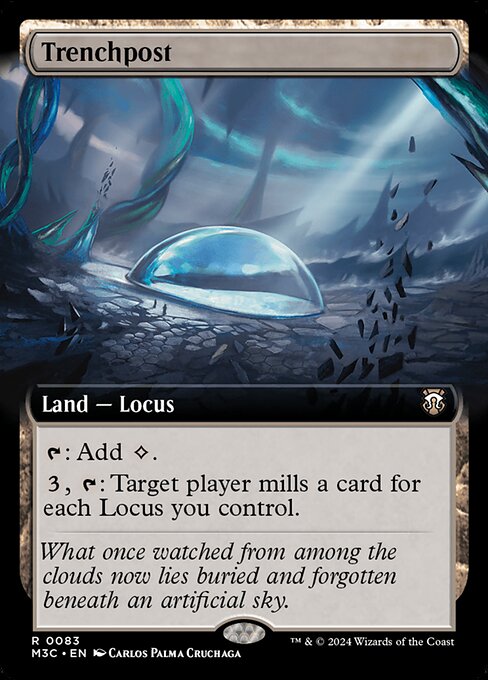 Trenchpost (Extended Art) [Modern Horizons 3 Commander]