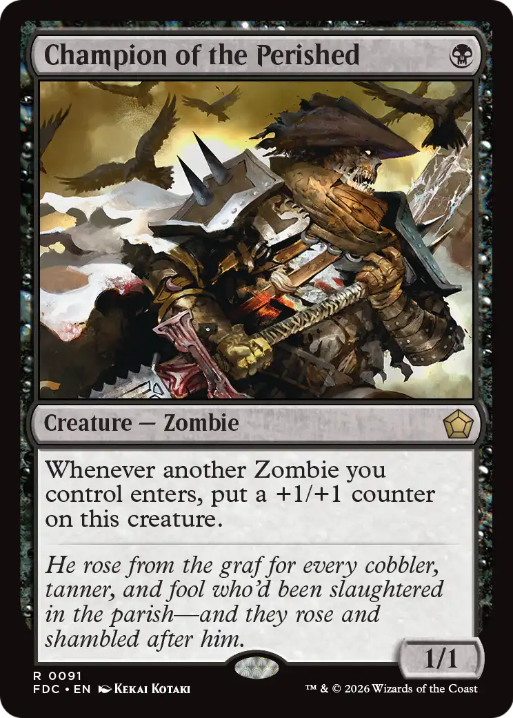 Champion of the Perished [Foundations Commander]