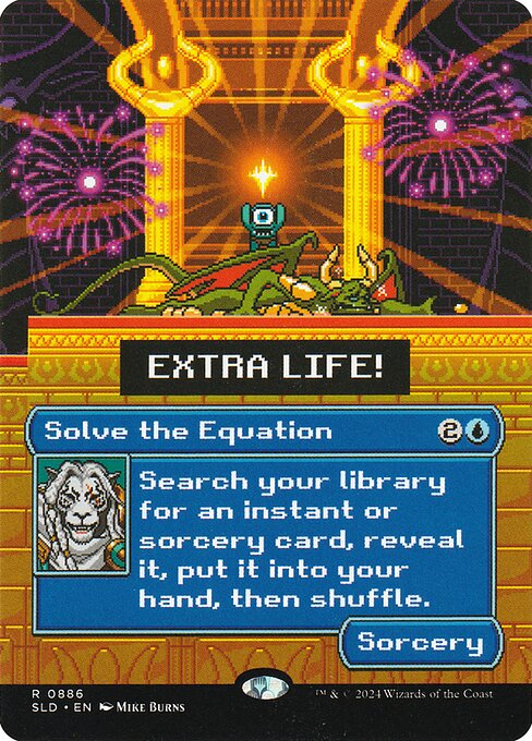 Solve the Equation (0886) (Rainbow Foil) [Secret Lair Drop Series]
