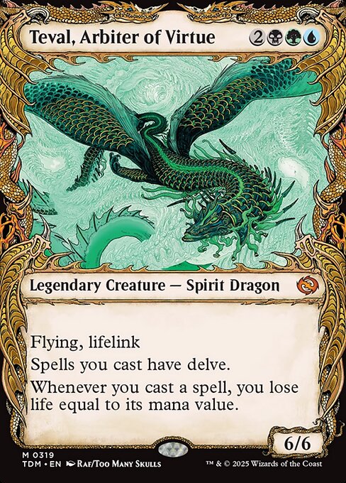 Teval, Arbiter of Virtue (Showcase) [Tarkir: Dragonstorm]