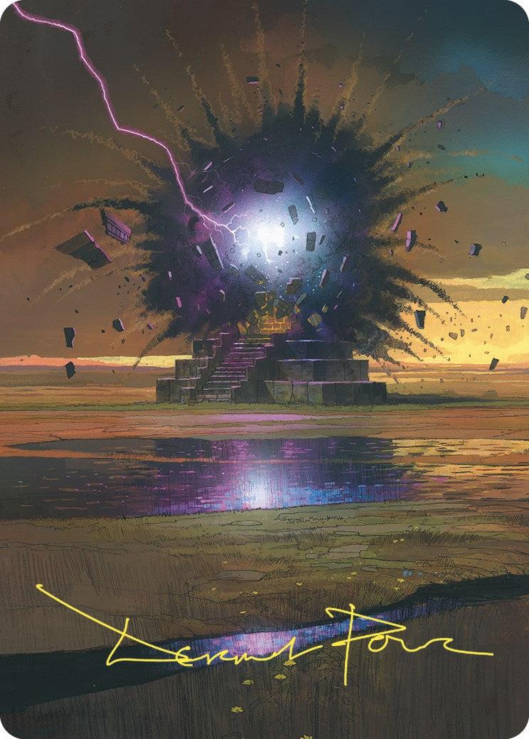 Return to Dust Art Card (Gold-Stamped Signature) [Commander Masters Art Series]