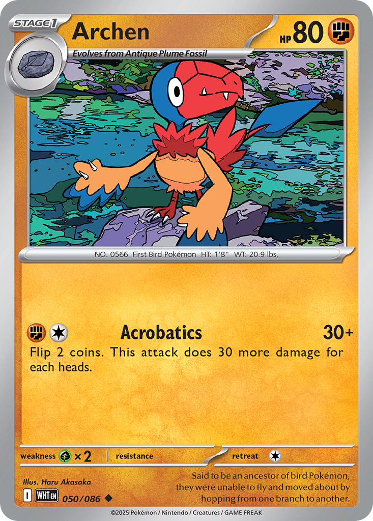 Archen (050/086) (Poke Ball Pattern) [Scarlet & Violet: White Flare]