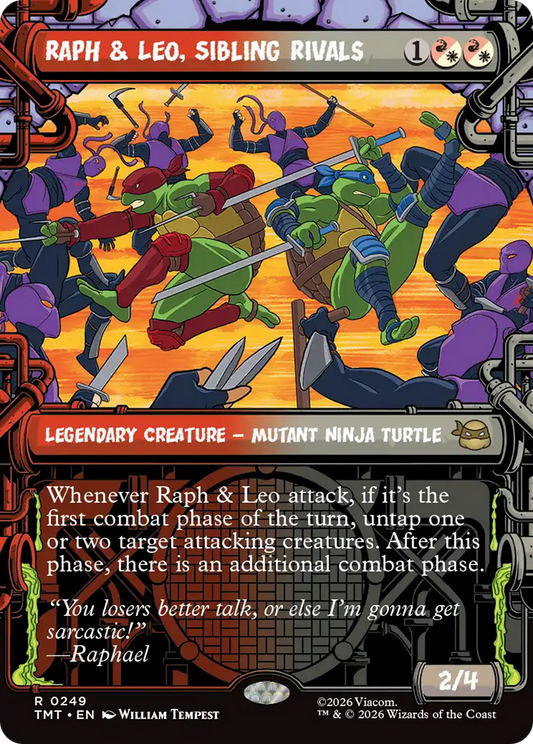 Raph & Leo, Sibling Rivals (Showcase) [Teenage Mutant Ninja Turtles]
