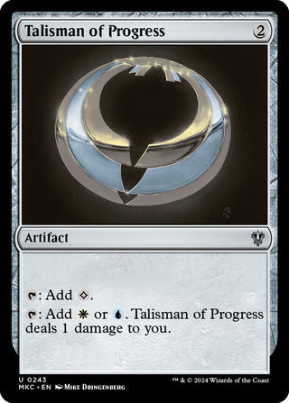 Talisman of Progress [Murders at Karlov Manor Commander]