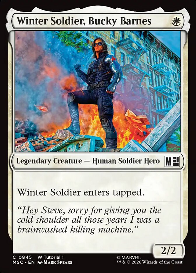 Winter Soldier, Bucky Barnes (0527) [Marvel Super Heroes Commander]