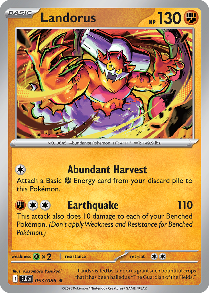 Landorus (053/086) (Master Ball Pattern) [Scarlet & Violet: Black Bolt]