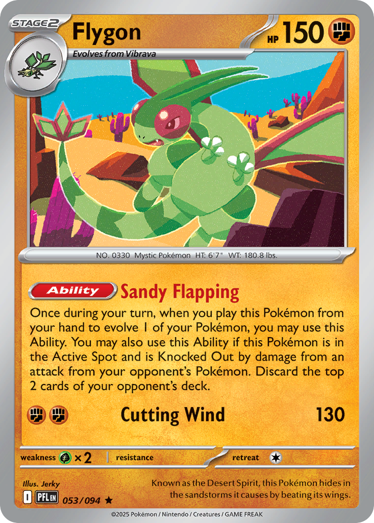 Flygon (053/094) (Theme Deck Exclusive) [Mega Evolution: Phantasmal Flames]