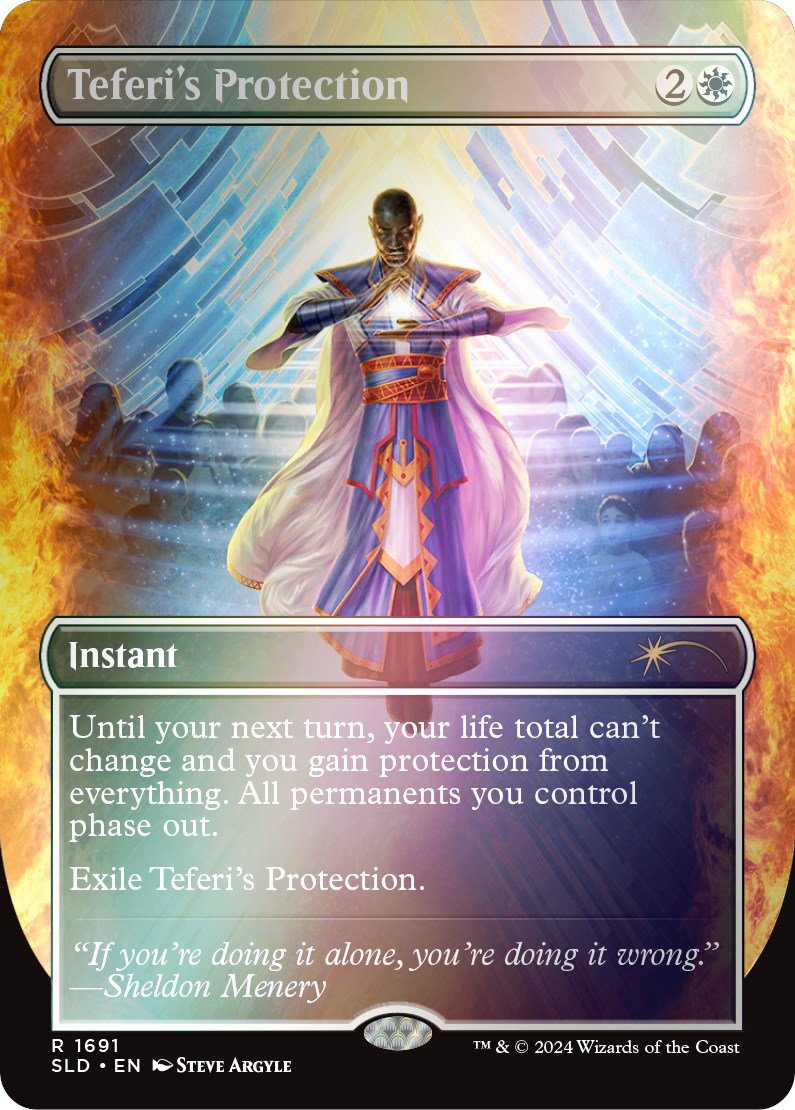 Teferi's Protection (1691) (Rainbow Foil) [Secret Lair Drop Series] – the  vault.mx