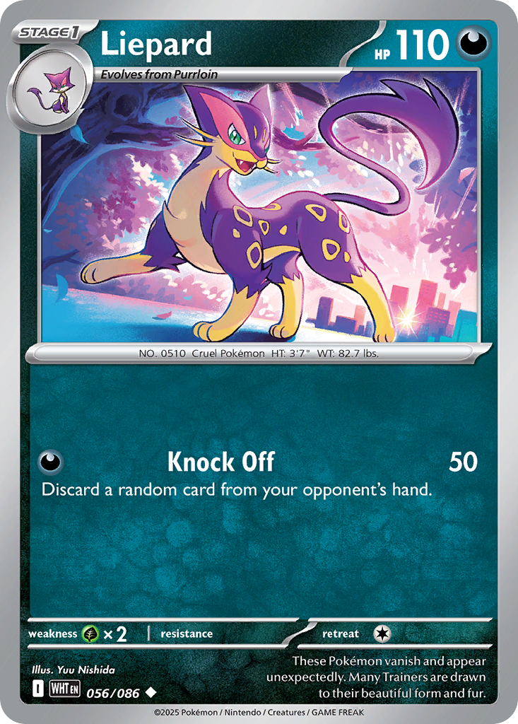 Liepard (056/086) (Poke Ball Pattern) [Scarlet & Violet: White Flare]