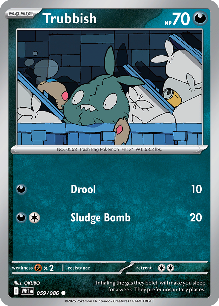 Trubbish (059/086) (Master Ball Pattern) [Scarlet & Violet: White Flare]