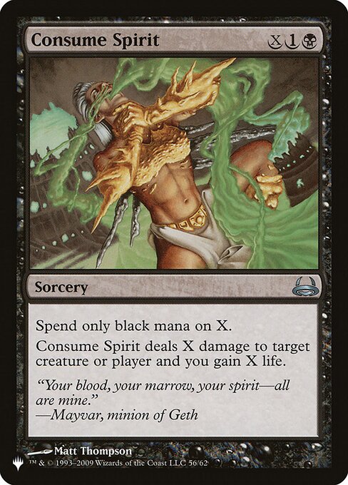 Consume Spirit [The List]