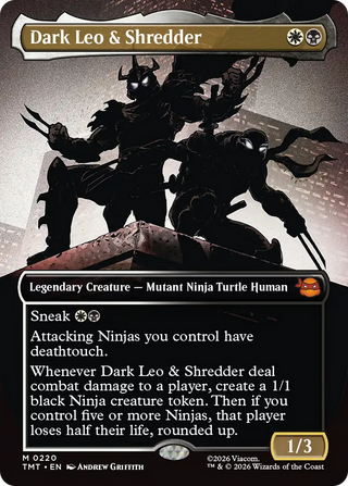 Dark Leo & Shredder (Borderless) [Teenage Mutant Ninja Turtles]