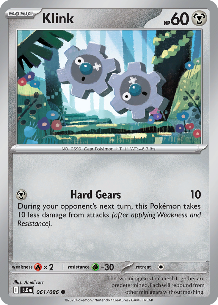 Klink (061/086) (Master Ball Pattern) [Scarlet & Violet: Black Bolt]